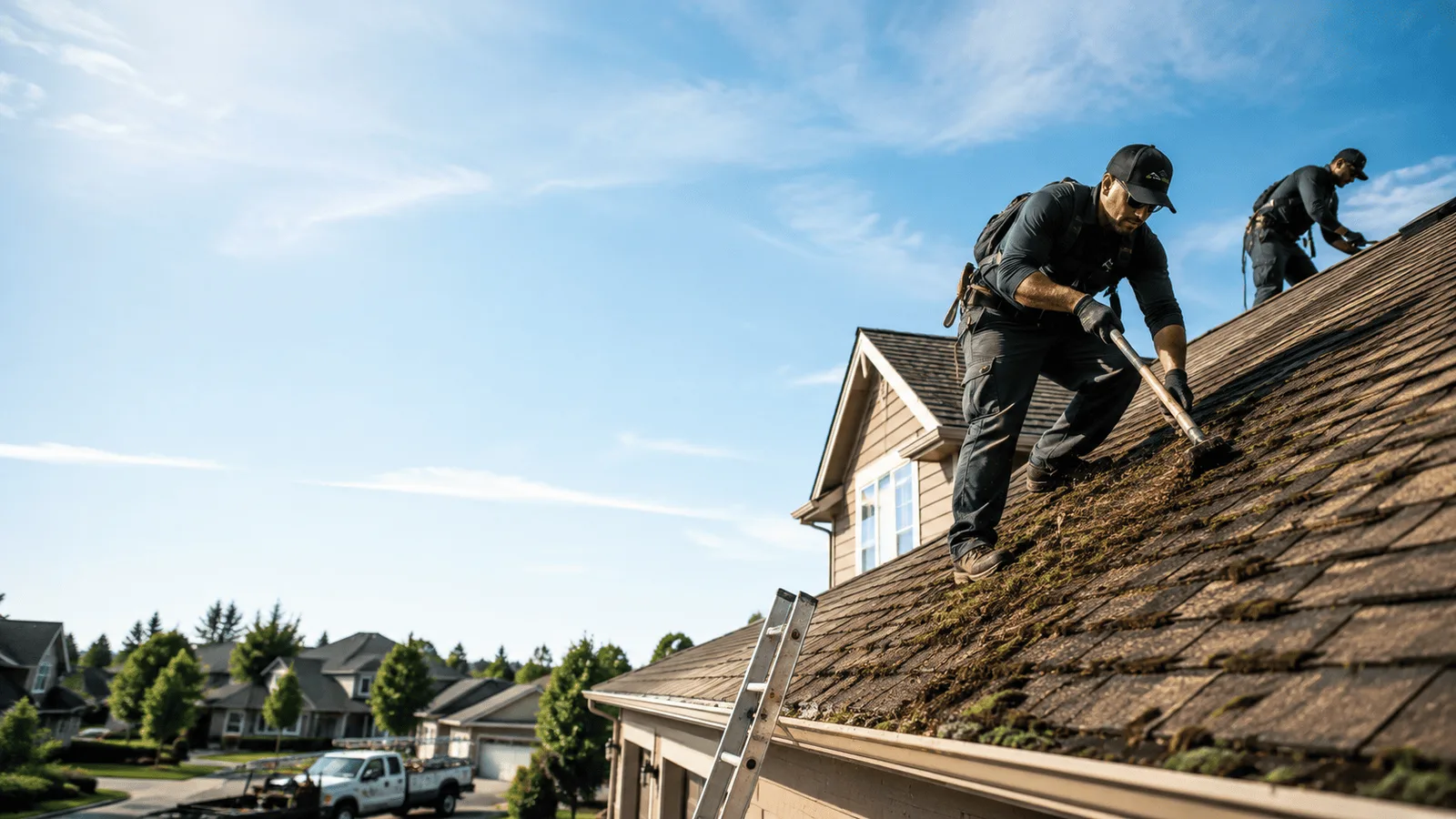 Roof Moss Removal in Welsh, LA near me